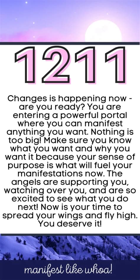 1211 Angel Number Meaning